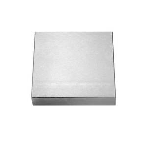 lot 41611 image: Oudtinx Steel Bench Block 4x4 Flat Anvil Jewelers Tool Metal Bench Block for Jewelry & Stamping (4x4x34) - Retail $20