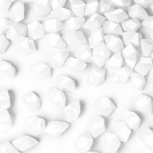 lot 41629 image: DomeStar 150PCS Fake Ice, White Acrylic Fake Diamonds Vase Filler Plastic Gems Crushed Ice Rocks for Home Table Decorations - Retail $8