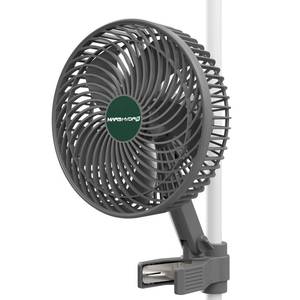 lot 48728 image: Mars Hydro M6 Grow Tent Fan, 10 Speeds Powerful Oscillating Clip Fan with Low Noise for Hydroponic Plants and Ventilation Circulation with Convenient APPWiFi Control - Retail $40