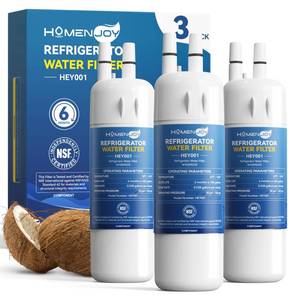 lot 48751 image: W10295370A Water Filter Replacement Compatible with Whirlpool EDR1RXD1, Everydrop Filter 1, EDR1RXD1B, WHR1RXD1, W10276924, W10291030, 9930 9930P 46-9930 46-9081 9081 P8RFWB2L, 3 Pack - Retail $36