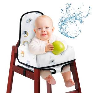 lot 51139 image: BALAPET Resuable 100% Waterproof High Chair Cover with Back Support for Restaurant, Baby Chair Protector Cover for Wooden or Restaurant High Chair, Protect Against Messy Meals and Dirty - Retail $23