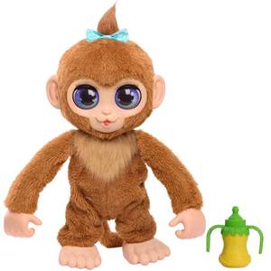 lot 51148 image: FurReal Peanut The Playful Monkey Interactive Toy, 15-inch Realistic Plush, Kids Toys for Ages 4 Up by Just Play - Retail $60