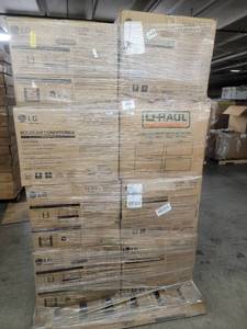 lot 60724 image: LG Room Air Conditiners 8,000 BTU - 8 count