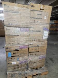 lot 60727 image: LG Room Air Conditiners 10,000 BTU - 8 count