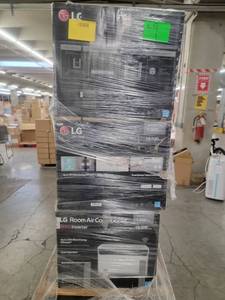 lot 60737 image: LG Room Air Conditiners w dual inverter 18,000 BTU - 3 count