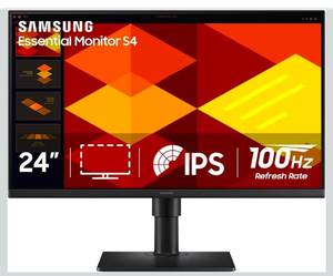 lot 20607 image: Samsung 24�� (S40GD) Borderless Business Monitor with IPS Panel, 100Hz Refresh Rate, Eye Saver Mode, Ergonomic Design, Game Picture Mode, LS24D408GANXGO - Retail $169