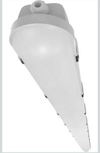 lot 20670 image: HYPERLITE 8 Foot LED Vapor Proof Light, 15600lm IP66 Waterproof Vapor Tight Led Lights Fixture, 120w100w80w, 120-277V, Dimmable Outdoor Shop Light for Carports, Gas Station, Garage ETL Listed - Retail $119