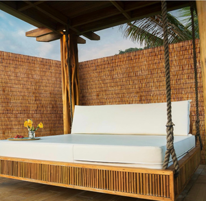 lot 20689 image: ZNCMRR Reed Fencing Rolls Natural Bamboo Fence 6 Feet High Privacy Screen Curtains Fence for Balcony Patio Garden Backyard Shades Outdoor 6FT X 16.4FT ��Brown�� - Retail $95