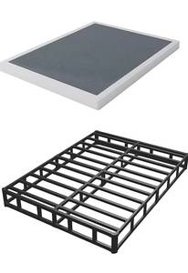 lot 20691 image: Vaciwe 8 Inch King Size Box Spring, Heavy Duty Metal Mattress Foundation with Easy Clean Fabric Cover, Noise Free,Easy Assembly - Retail $99