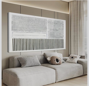 lot 20730 image: Canvas Wall Art Decor Oversize Canvas Wall Art For Living Room Abstract Art Black and White Wall Art Decor Abstract Modern Wall Art Prints Large Art Work For Walls Home Office Wall Decor 35X70 - Retail $299