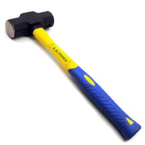 lot 1037 image: 3lb Lump HammerMini Sledge Hammer Mallet Fiberglass Handle  - Retail $24