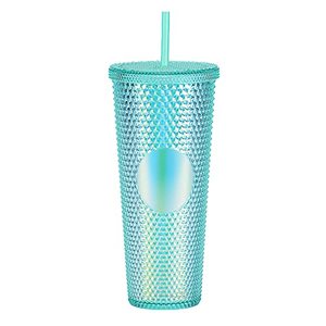lot 1061 image: Running of the 151 Kentucky Derby 24oz Insulated Double Wall Cold Cup with Lid and Straw, BPA-Free Plastic Travel Mug, Model Creative Large-Capacity Portable Car Cup (710ml),Transparent Green B - Retail $17