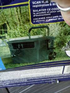 lot 1088 image: Suncast Hose Reel with Smart Trak Hose Guide, Water-Tight Connection, Durable Resin Construction, 225 Hose Capacity, Brown, Made in the USA - Retail $109