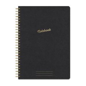 lot 1262 image: Lined Journal Twin Wire Textured Black - DesignWorks Ink Ruled Paper, Perforated Pages, Soft Cover, 192 Pages, Teen & Adult - Retail $10