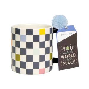 lot 1265 image: Set of 2 - Garven 16oz You Make Better Place Mug Gift Card Holder - Retail $20