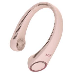 lot 1314 image: SLF Portable Neck Fan - Pink - Retail $20