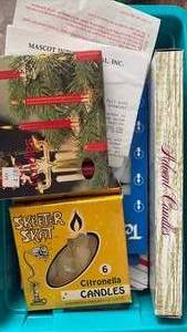 lot 60628 image: Mixed Candle Collection with Tea Lights and Taper Candles - Retail $15