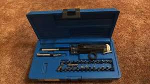 lot 60645 image: Magna 29 Piece Screwdriver and Bit Set with Case - Retail $15