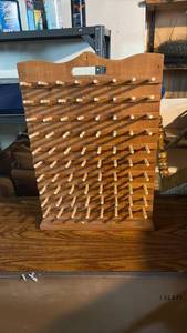 lot 60717 image: MULTI-SLOT SORTING RACK  PEG HOOK STORAGE - Retail $25