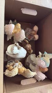 lot 60755 image: Angel Figurine Collection Decorative Porcelain Lot - Retail $25