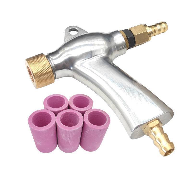 lot 44411 image: Sand Blaster Gun, Sandblasting Sandblaster Gun Kit for Sandblast Blast Cabinet with 5Pcs Ceramic Nozzles - Retail $44