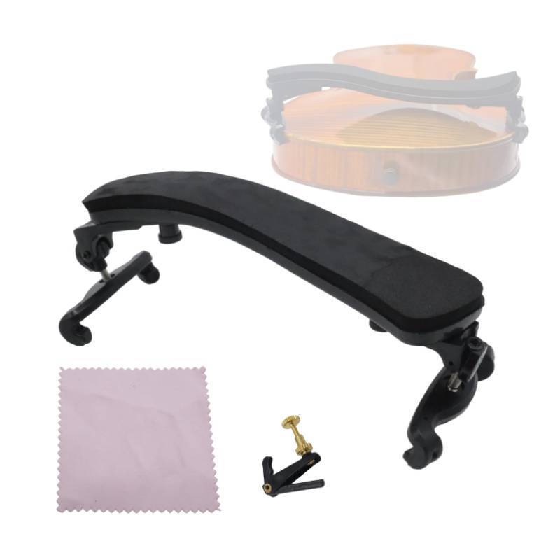 lot 44448 image: Soundspire Violin Shoulder Rest for 14-12 Violins, Collapsible Height Adjustable Feet with Black Tuner, Lightweight Universal Ergonomic Support for Practice & Performance - Retail $6