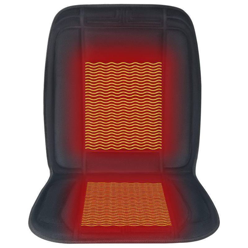 lot 44553 image: Heated Seat Cover 22 Wide with Fast Heat Large Size Warmer for Winter - Retail $44