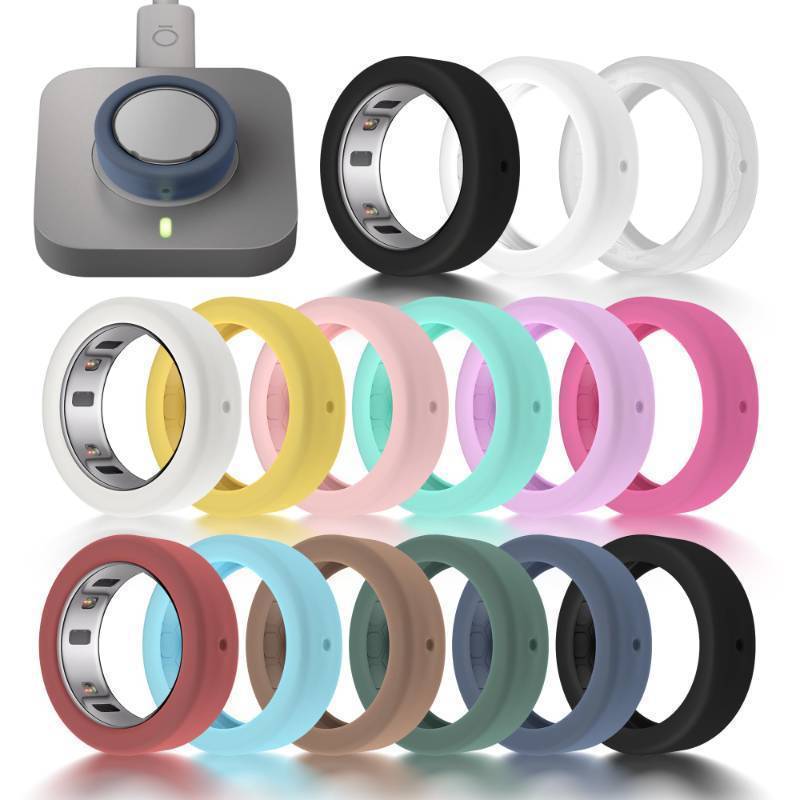 lot 15421 image: 15 Pack Ring Cover Compatible with Oura Ring Gen 4Gen 3, Ultra-Thin Anti-Scratch 2025 New Upgrade Compatible with Oura Ring Gen 43 Cover