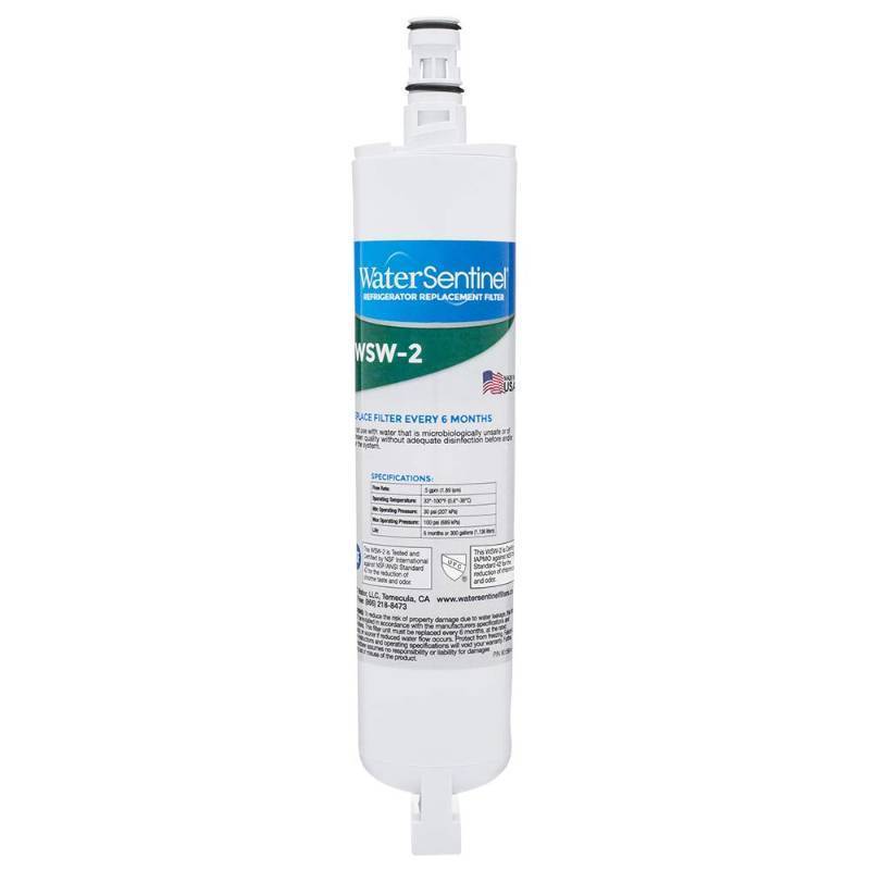 lot 16043 image: WSW-2 Refrigerator Replacement Filter Fits Whirlpool Filter 5, EDR5RXD1, 43965081, KitchenAid, Thermador, Kenmore, Maytag, Puriclean - Retail $22