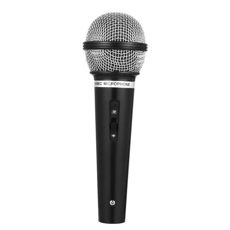 lot 55146 image: Kids Pretend Microphone Toy - Plastic Fake Microphone Prop for Birthday Party Favors or Costume Play - Retail $7