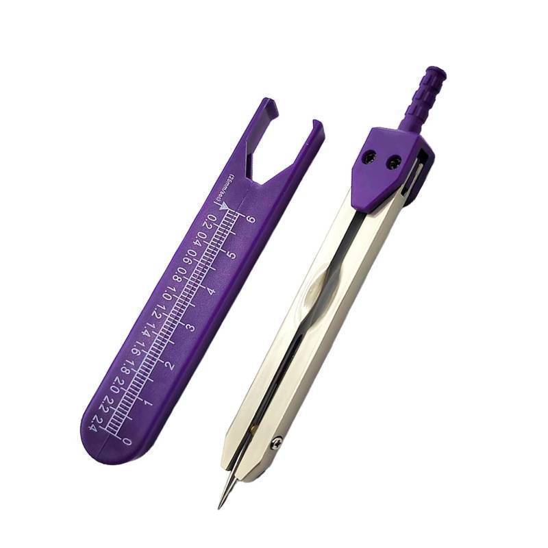 lot 55155 image: Purple EKG Calipers Measuring Tool, ECG Calipers Measuring Tool,Caliper Divider for Measuring Electrocardiographs Nurse Or Doctor Electrocardiogram Measuring Tool for Nursing, Digital Calipers - Retail $7
