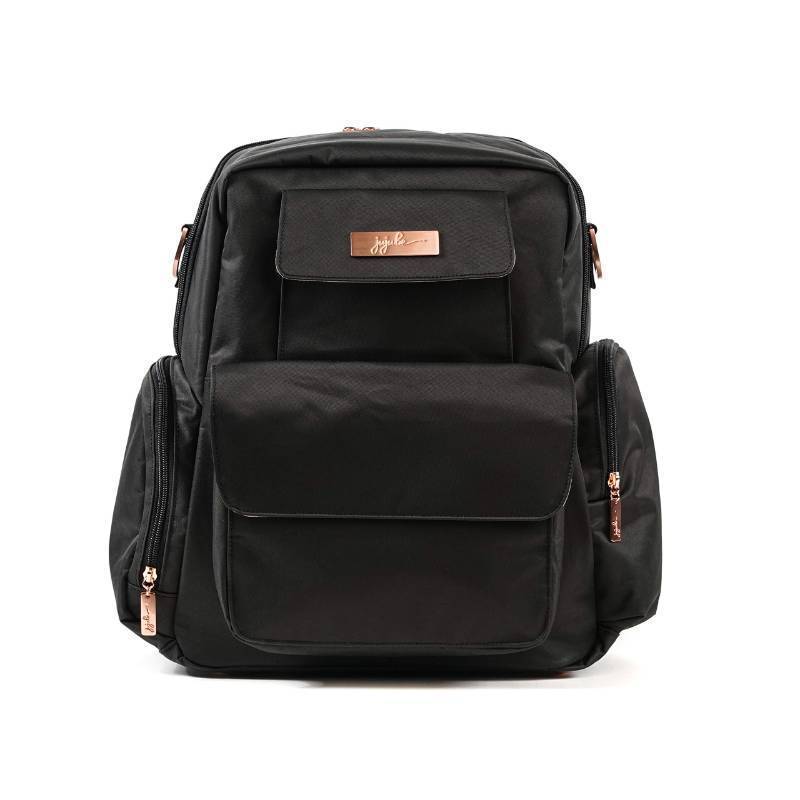 lot 26524 image: Large Breast Pump Backpack Rose Collection, Knight Rose, Midnight Posey, One Size - Retail $70