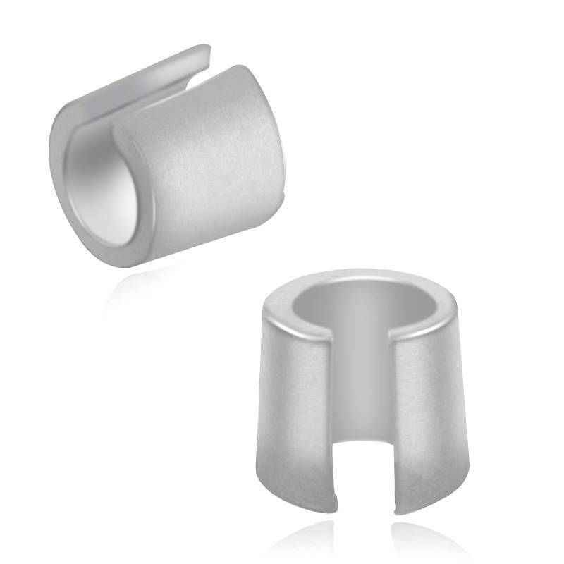 lot 56554 image: 2pcs Car Battery Post Terminal Shims, Automotive Lead Terminal Converter Shim Caps, Adaptor Pure Anode Cathode Sleeves, Adapter Spacer for Positive & Negative Connection Part Accessories - Retail $5
