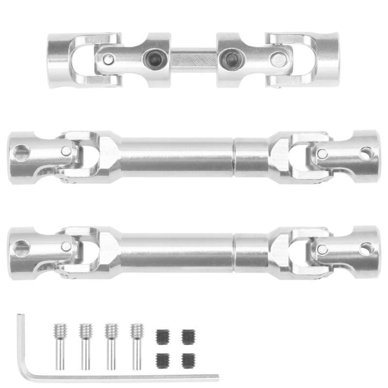 lot 56641 image: 3Pcs Steel Drive Shaft Driveshaft CVD Compatible with MN128 MN86 MN86S MN86K MN86KS MN G500 112 RC Crawler Car Upgrade Part - Retail $17