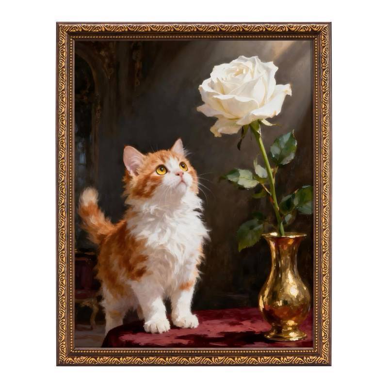 lot 5113 image: TWING 11x14 Picture Frame,Display 8x10 Photo with Mat or 11x14 without Mat,Ornate Vintage 11 x 14 Photo Frames for Wall Mounting,Bronze,1 Pack - Retail $16