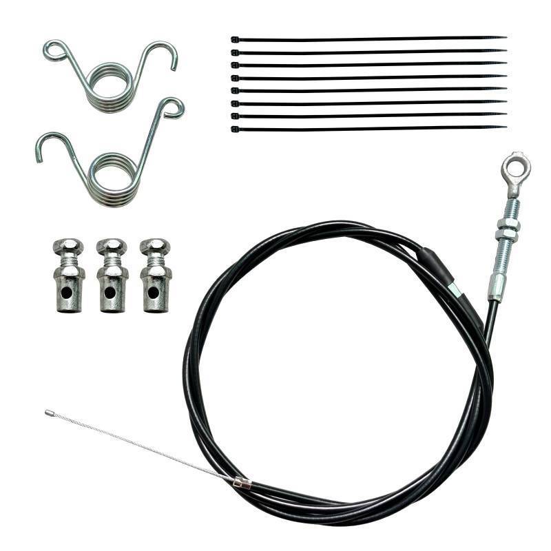 lot 5755 image: 75 inch Go Kart Throttle Cable Kit Compatible with VM22 VM24 PZ27 Predator 212cc 196cc GX200 GX160 6.5hp Engine Manco American Sportworks Yerf Dog Buggy Go Cart MiniBike Lawn Mower Replacement Parts - Retail $7