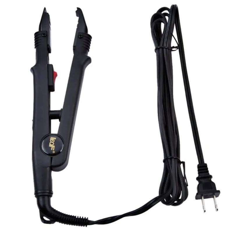 lot 7047 image: PAWACA Hair Extensions Tools Professional k Tips Real Human Hair Fusion Hair Extensions Machine Fast Heat-up Connector Wand Bonding Melting Tool Heat Iron for Salon Fashion Women - Retail $15