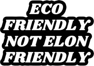lot 2025 image: Anti Elon Bumper Magnet for Car - Eco Friendly Not Elon Friendly Car Bumper Magnets - Black and White
