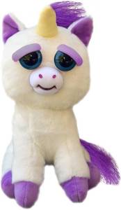 lot 2121 image: Feisty Pets Expressions, Glenda Glitterpoop, Plush Stuffed Pet Animal that Sticks Her Tongue Out with a Squeeze