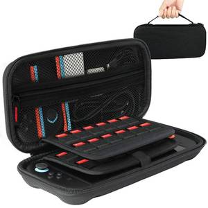 lot 2182 image: Sdiahoo Carrying Case for Nintendo Switch 2 (2025), Large Capacity Protective Hard Shell Portable Travel Storage Pouch w24 Games Cartridges, Zipped & Open Pockets for Console & Accessories