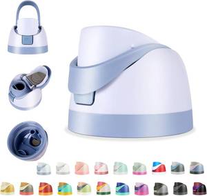 lot 2228 image: Replacement Lid for Owala Freesip,Compatible with Owala Freesip Water Bottle 16oz 24oz 32oz 40oz,Premium Replacement Accessories for Owala Cap,LeakProof,BPA-Free(Light Blue)