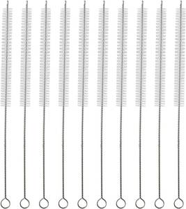 lot 2256 image: Straw Cleaner Brush Kit 10 pcs, 8 inche Extra Long Sizes of Straw Brushes for 40302014 oz Stanley Mug, Water Bottle, Sippy Cups, Pipes, Stainless Steel Drinking Straws, Tubes