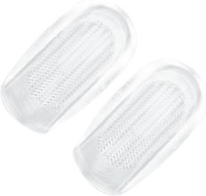 lot 2322 image: Heel Cushions for Heel Pain - Gel Heel Inserts Provide Support and Cushioning for Men Women, Heel Cups for Foot Pain Achilles Tendonitis Relief and Heel Spurs (S W4.5-8, Clear)