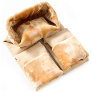 lot 1016 image: CHRLEISURE Womens Fleece Lined Tights - Fake Sheer Warm Pantyhose Thick Winter Leggings(Skin, XSS)