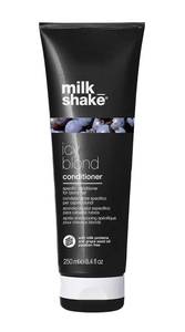 lot 1047 image: milk_shake icy blond conditioner  award winning toning conditioner with black pigment to neutralize yellow and brass in platinum blonde hair  hydrates and brightens cool tones 8.4 fl oz