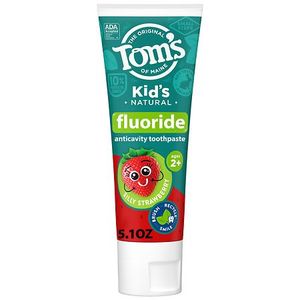 lot 1061 image: Toms of Maine Kids Anticavity Fluoride Natural Toothpaste - Silly Strawberry - 5.1oz