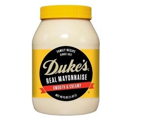 lot 1078 image: Dukes Real Mayonnaise Jar Original Smooth &amp Creamy Taste, 16 Ounce