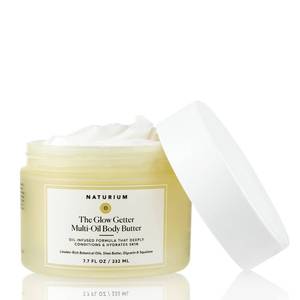 lot 1088 image: Naturium The Glow Getter Whipped Multi-Oil Body Butter, Firming Cream & Body Moisturizer with Shea Butter, 7.7 fl oz