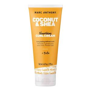lot 1194 image: Marc Anthony Nourishing Curl Defining Hair Styling Cream for Extra Dry Hair, Coconut & Shea - Long Lasting Flexible Hold Hair Defining Cream Hydrates & Adds Shine - Styling Product Reduces Frizz