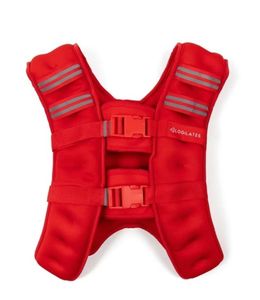 lot 1201 image: Blogilates 10 Pound Weighted Vest - Red
